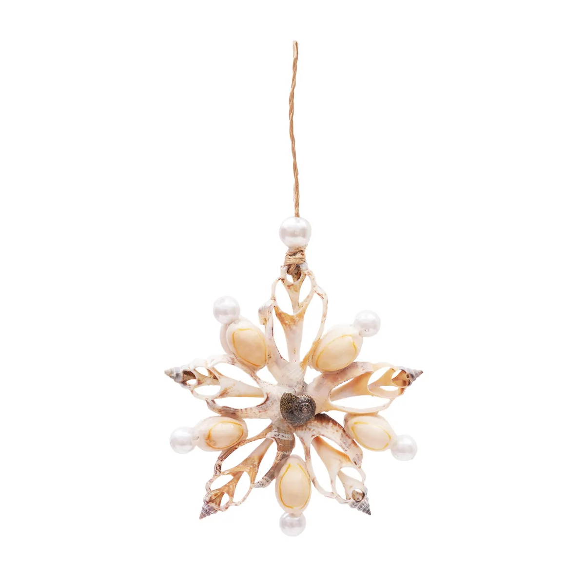 Lacey Shell Flower Ornament