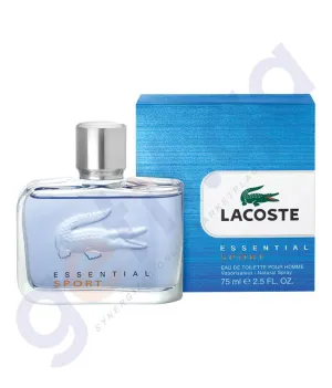 LACOSTE 75ML ESSENTIAL SPORT EDT FOR MEN