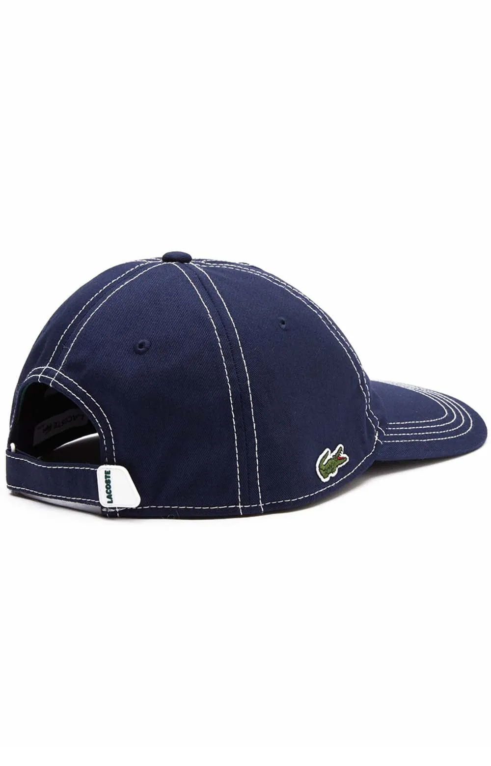 Lacoste Heritage Cotton Twill Cap - Navy Blue