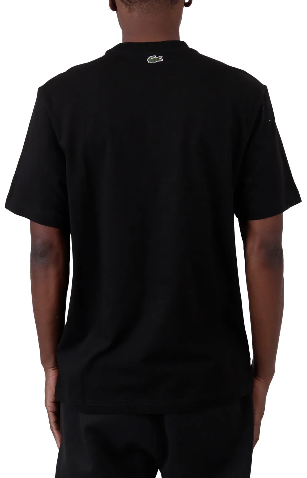 Lacoste Monogram Logo T-Shirt - Black