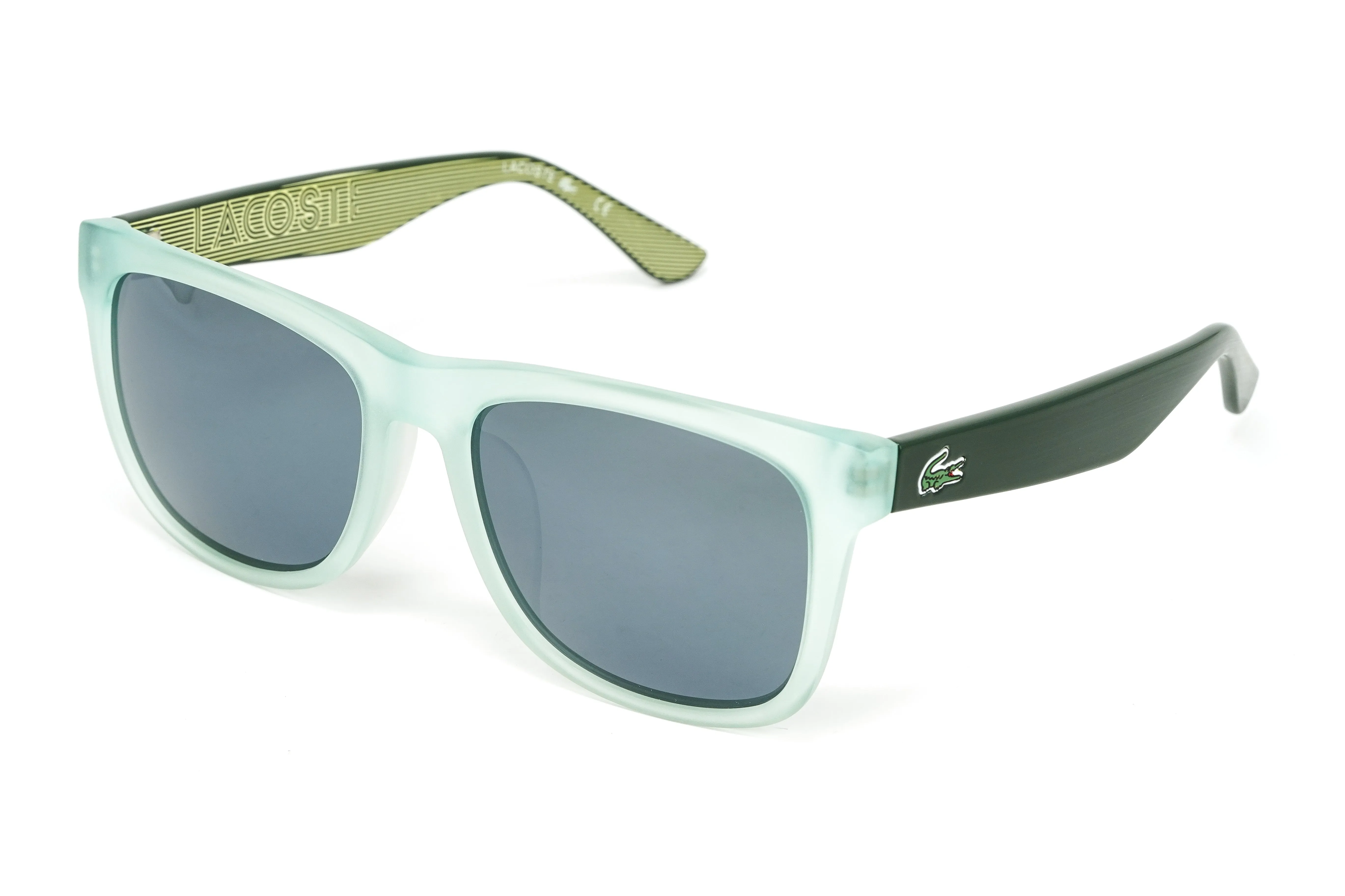 Lacoste Unisex Sunglasses Classic Square Green/Grey L805SA 315