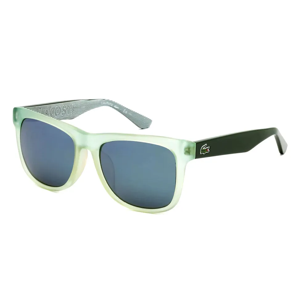 Lacoste Unisex Sunglasses Classic Square Green/Grey L805SA 315