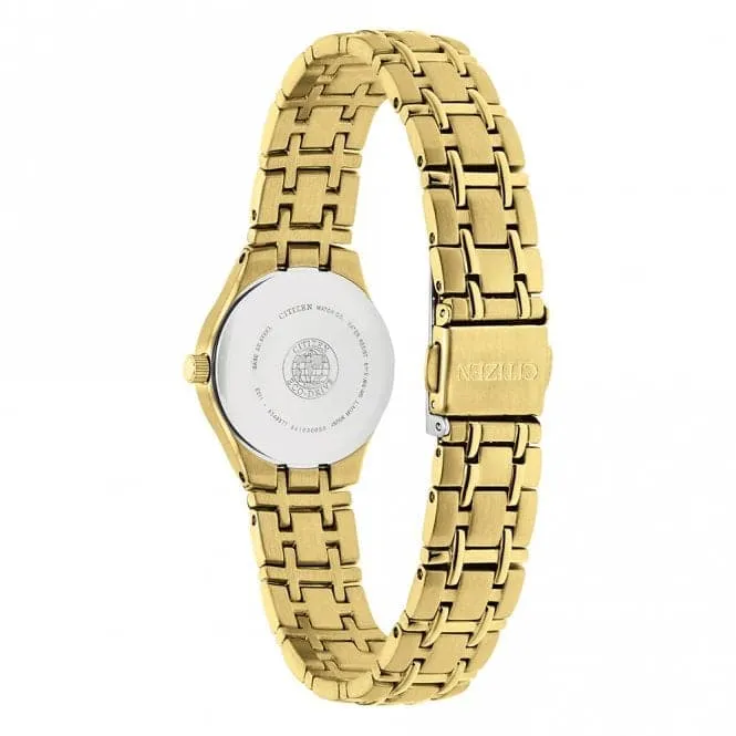 Ladies Analogue Bracelet Gold Tone Watch EW1262-55P