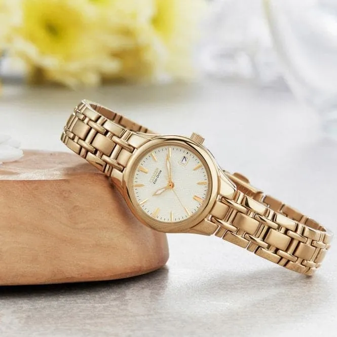 Ladies Analogue Bracelet Gold Tone Watch EW1262-55P