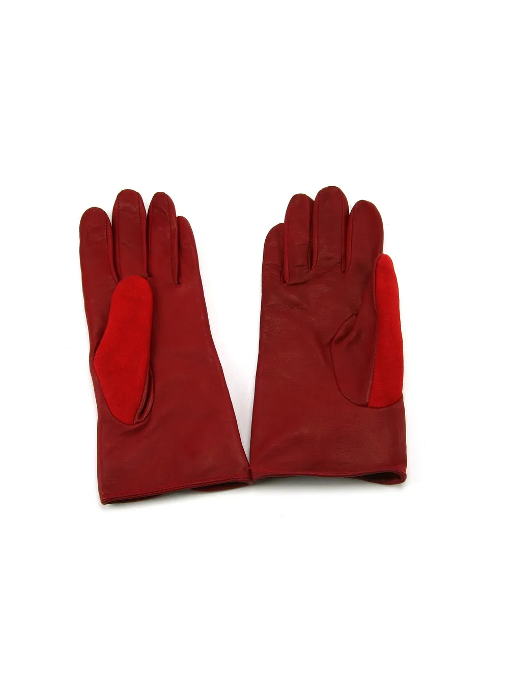 Ladies Leather Palm Lambskin Back Gloves