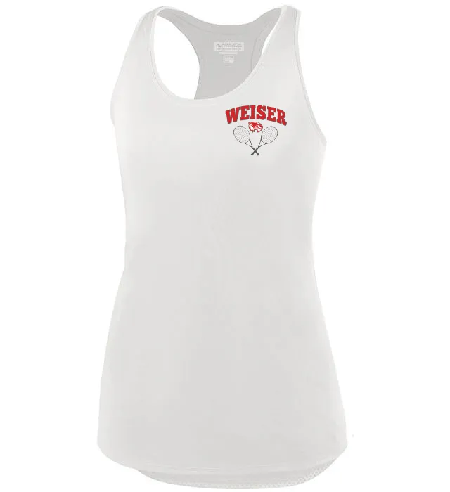 LADIES POLY/SPANDEX SOLID RACERBACK TANK