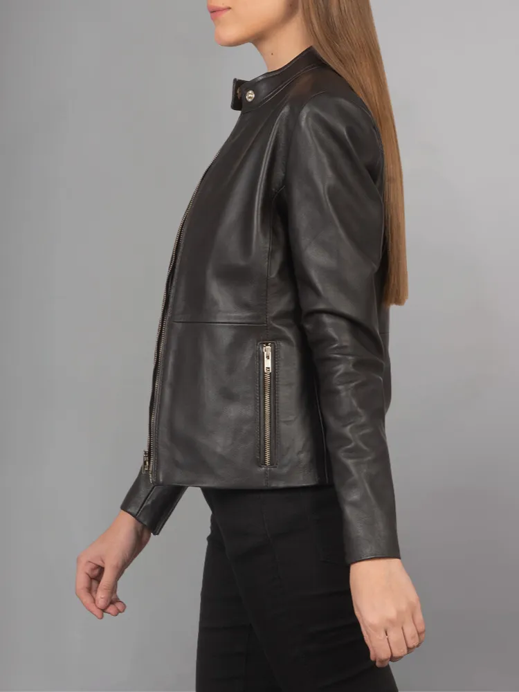 Ladies Real Leather Jacket