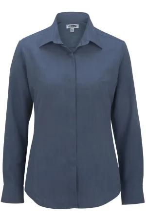 Ladies' Riviera Blue Café Batiste Blouse