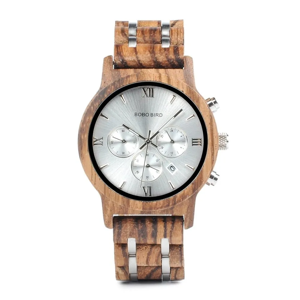 Ladies Wooden Timepieces with Quartz Movement - Eco-Friendly Luxury Watch | 3ATM Water Resistant | Gift for Women and Men