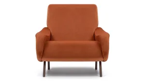 Lady - Lady Armchair, Apricot Velvet