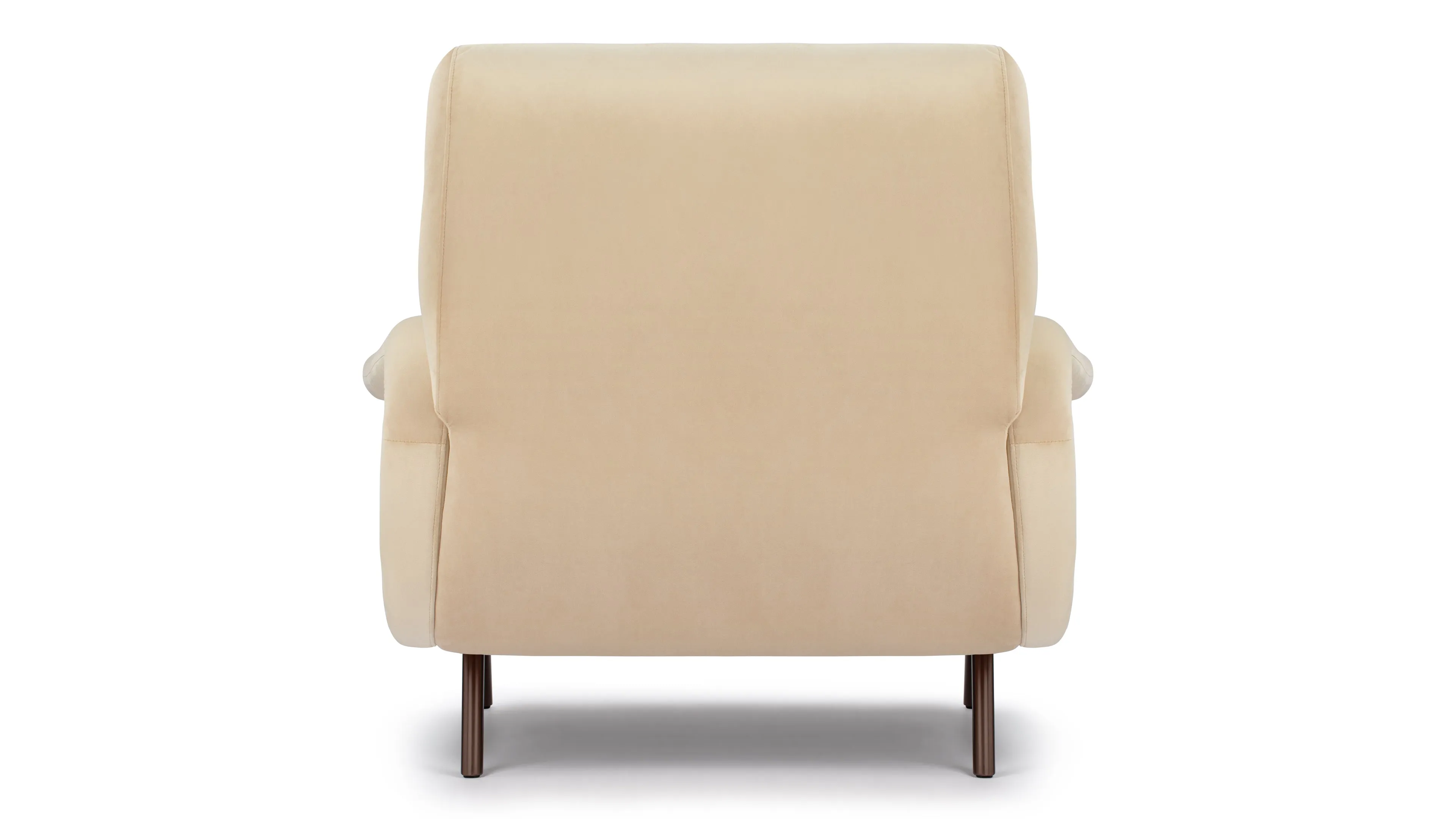 Lady - Lady Armchair, Ecru Velvet