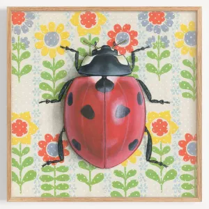 Ladybug Illustration - Fine Art Print