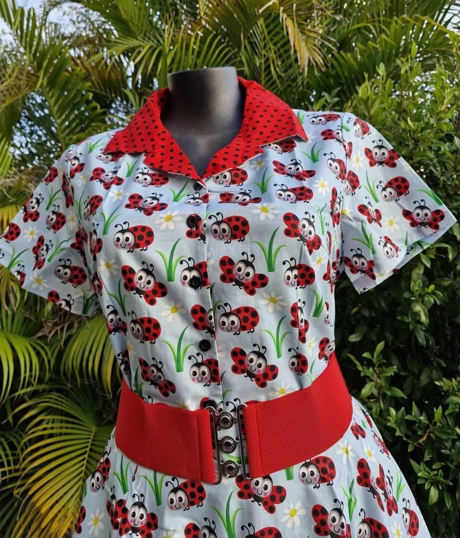 Ladybugs Retro Diner Top