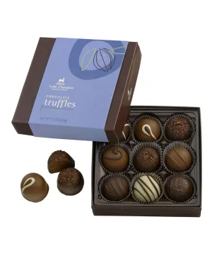 Lake Champlain Assorted Truffles 9-Piece Box