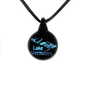 Lake Vermillion Pendant Necklace