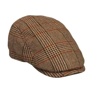 Laksen Cavendish Tweed Drivers Flat Cap