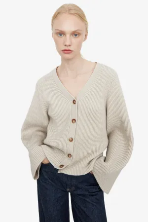 Lambswool Knit Cardigan