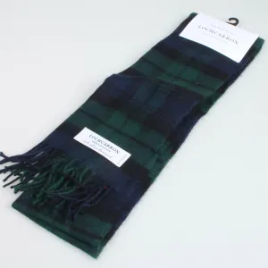 Lambswool Scarf in Black Watch Modern Tartan