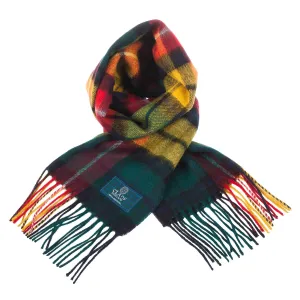 Lambswool Scottish Tartan Clan Scarf  Buchanan Modern