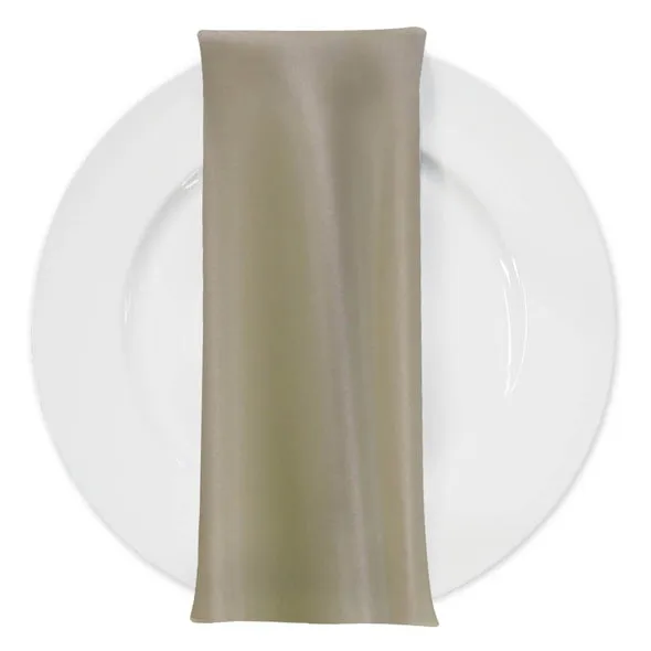 Lamour (Dull) Satin Table Napkin in Sage 1154