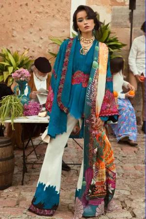 Élan Luxury Lawn Collection 2019 – EL-07 A (MARIPOSA)