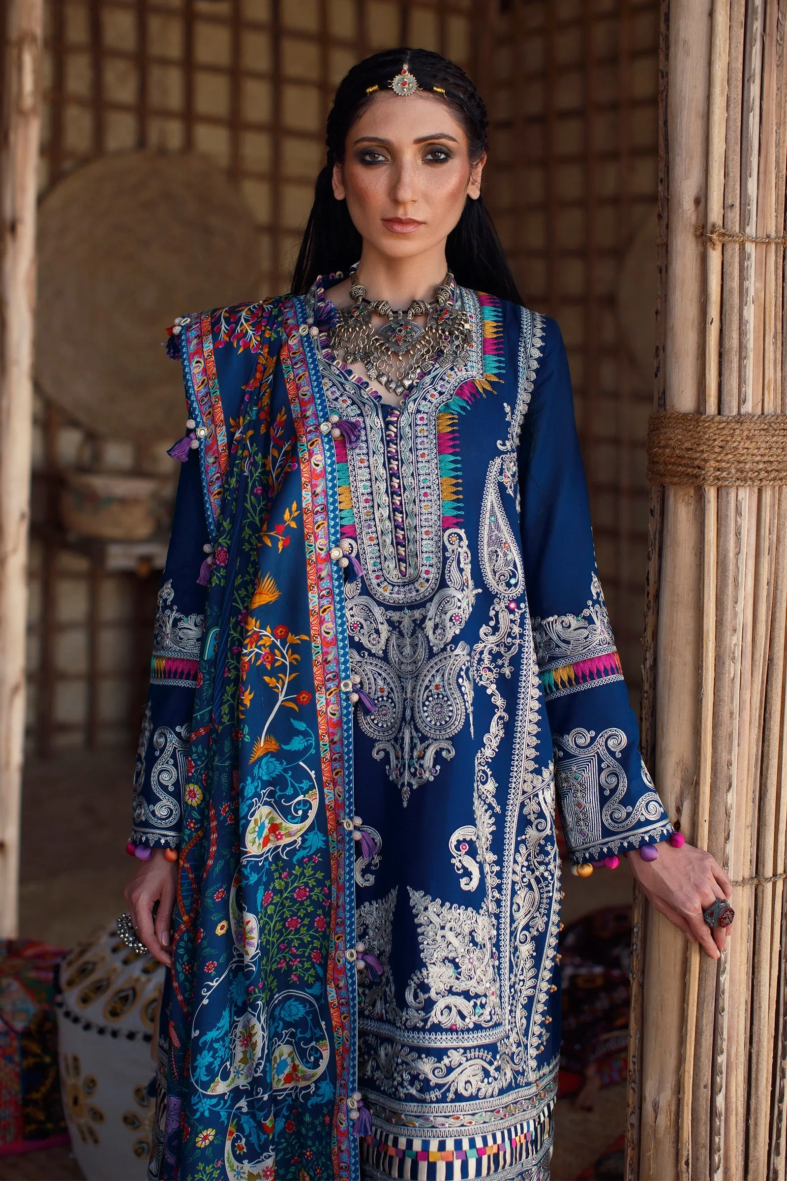 Élan Luxury Lawn Collection 2022 – EL22-10 A (SHERINE)