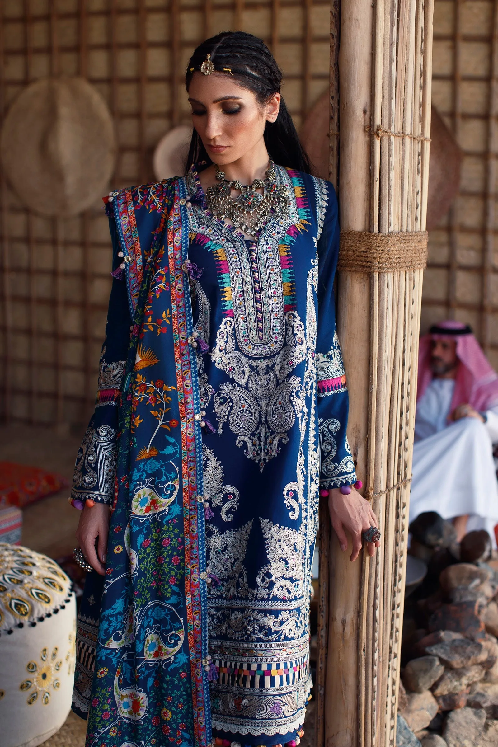 Élan Luxury Lawn Collection 2022 – EL22-10 A (SHERINE)