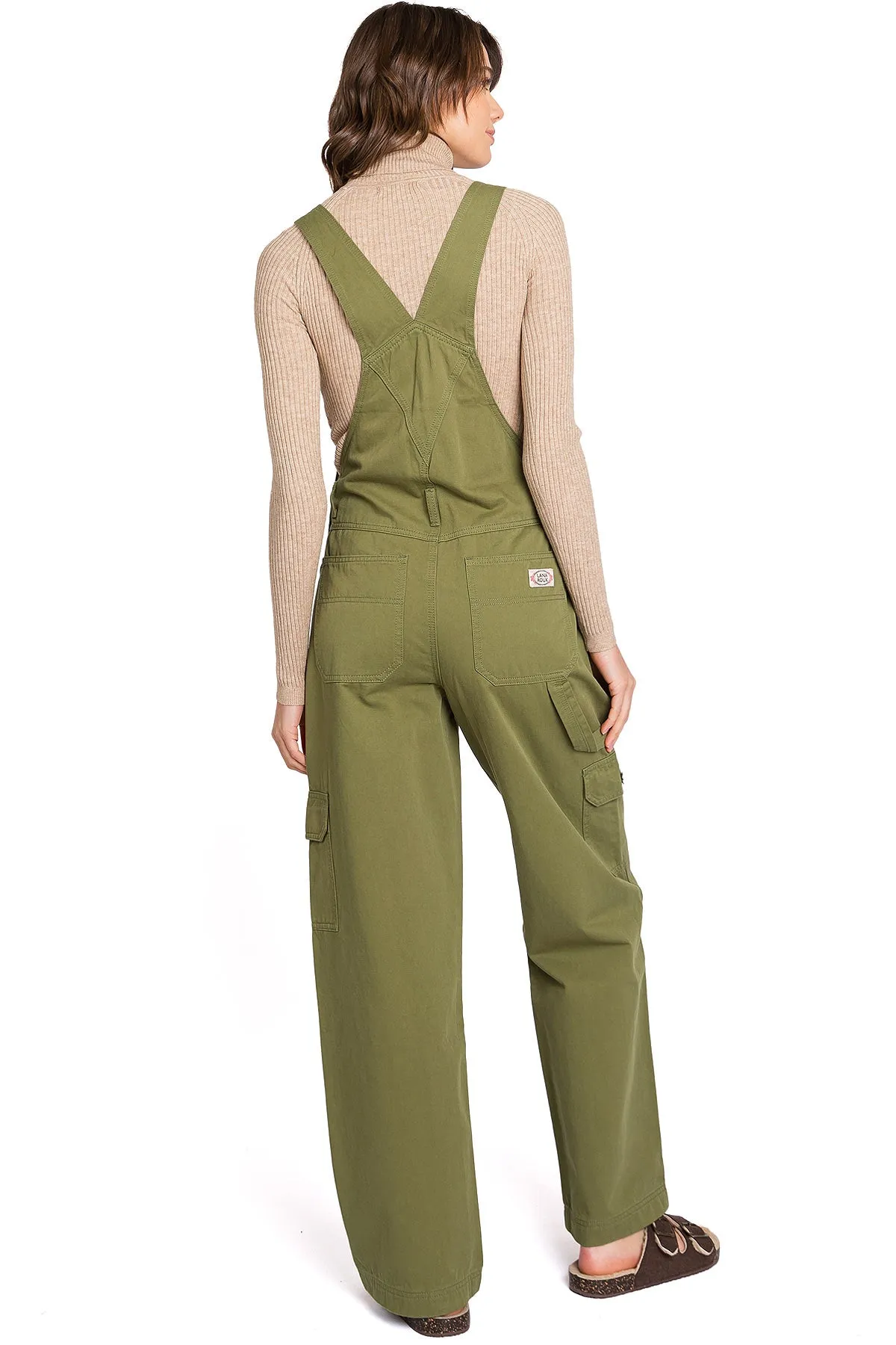 Lana Roux 90s Retro Cargo Utility Overalls