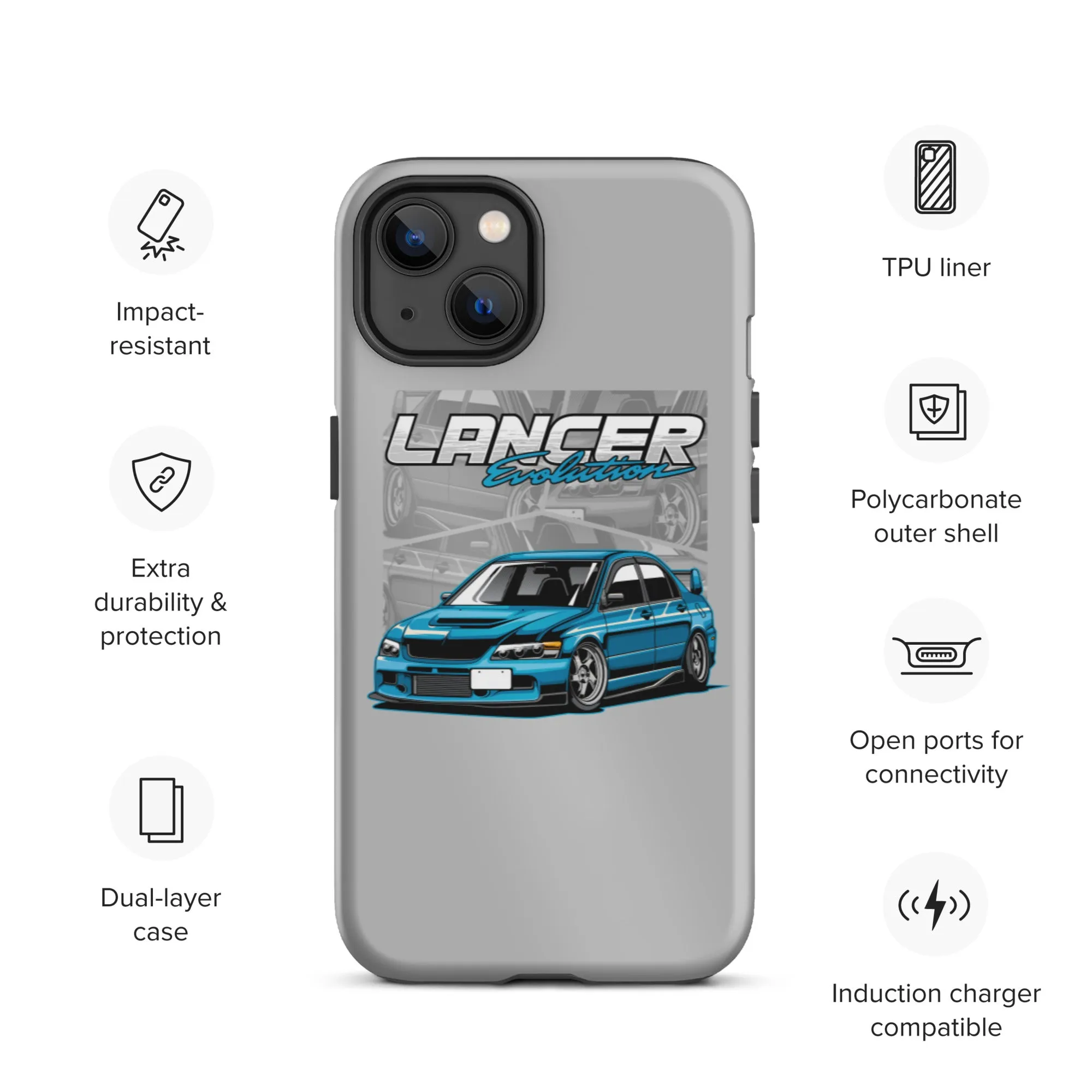 Lancer Evolution IX Color Post Car Culture iPhone Case