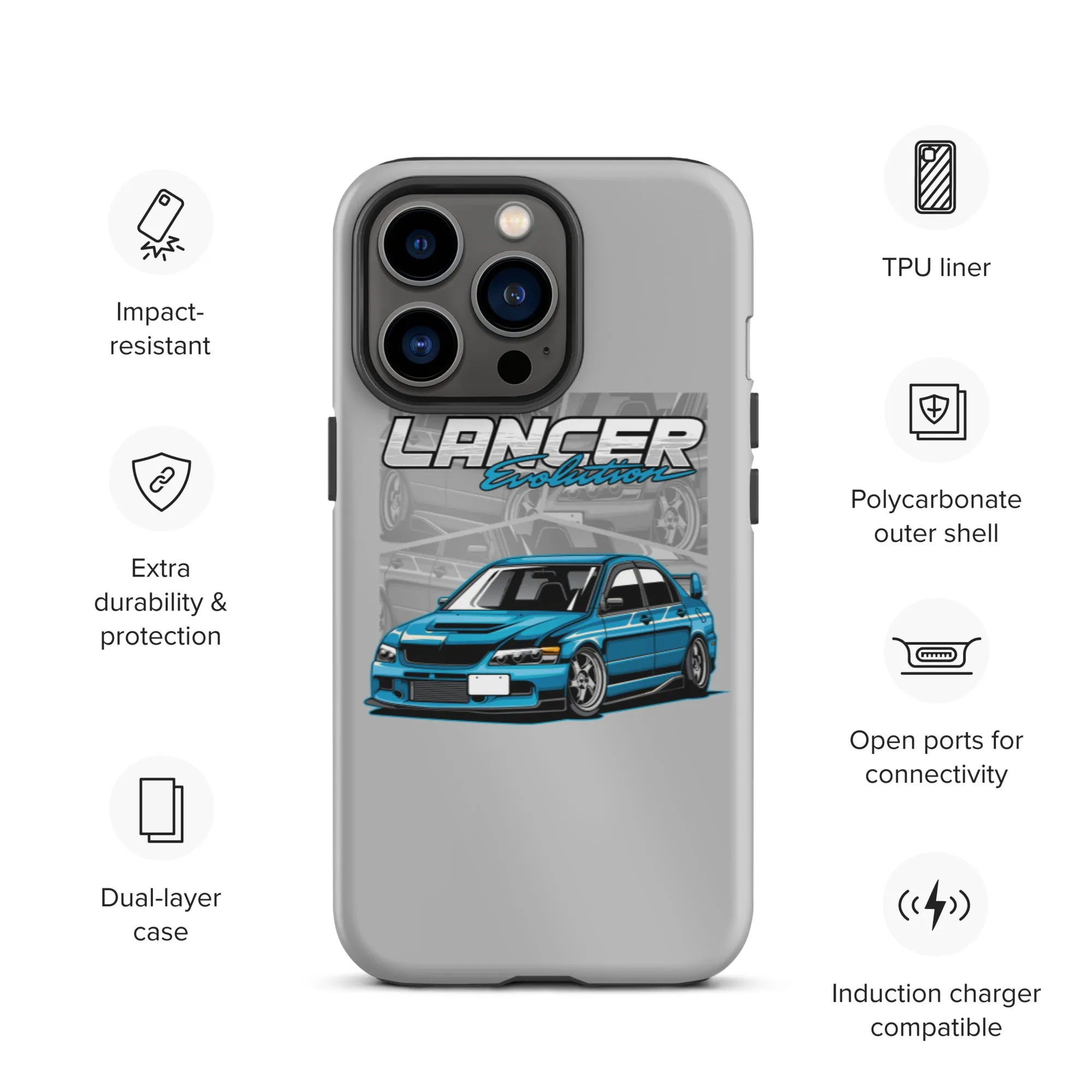 Lancer Evolution IX Color Post Car Culture iPhone Case