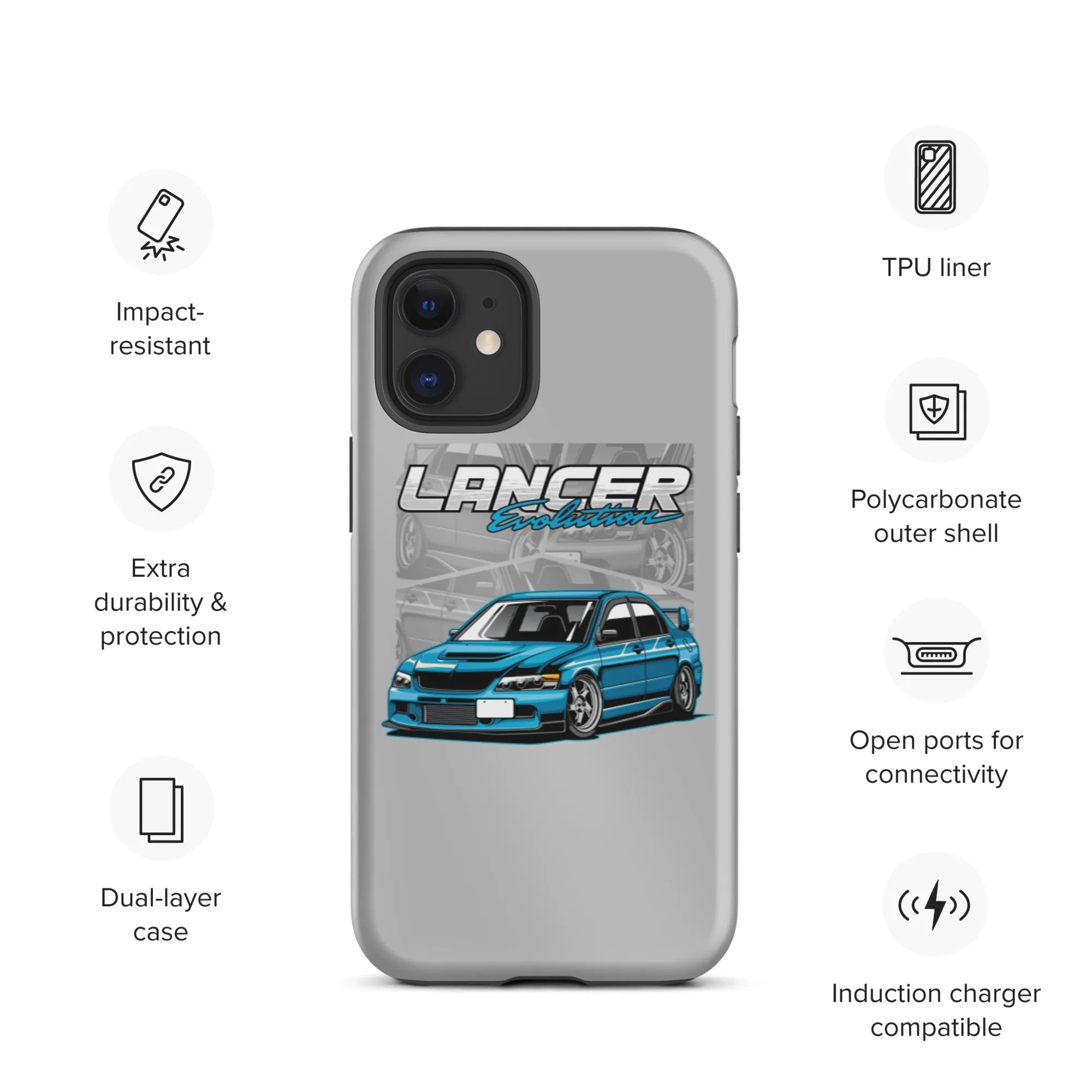 Lancer Evolution IX Color Post Car Culture iPhone Case