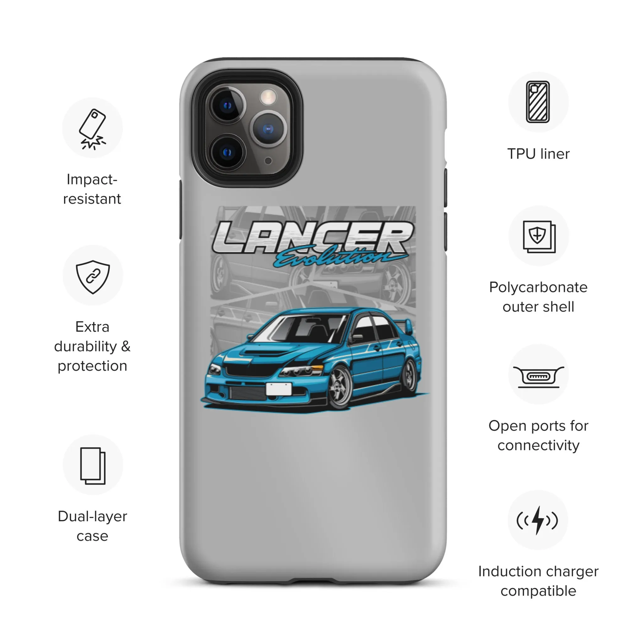 Lancer Evolution IX Color Post Car Culture iPhone Case