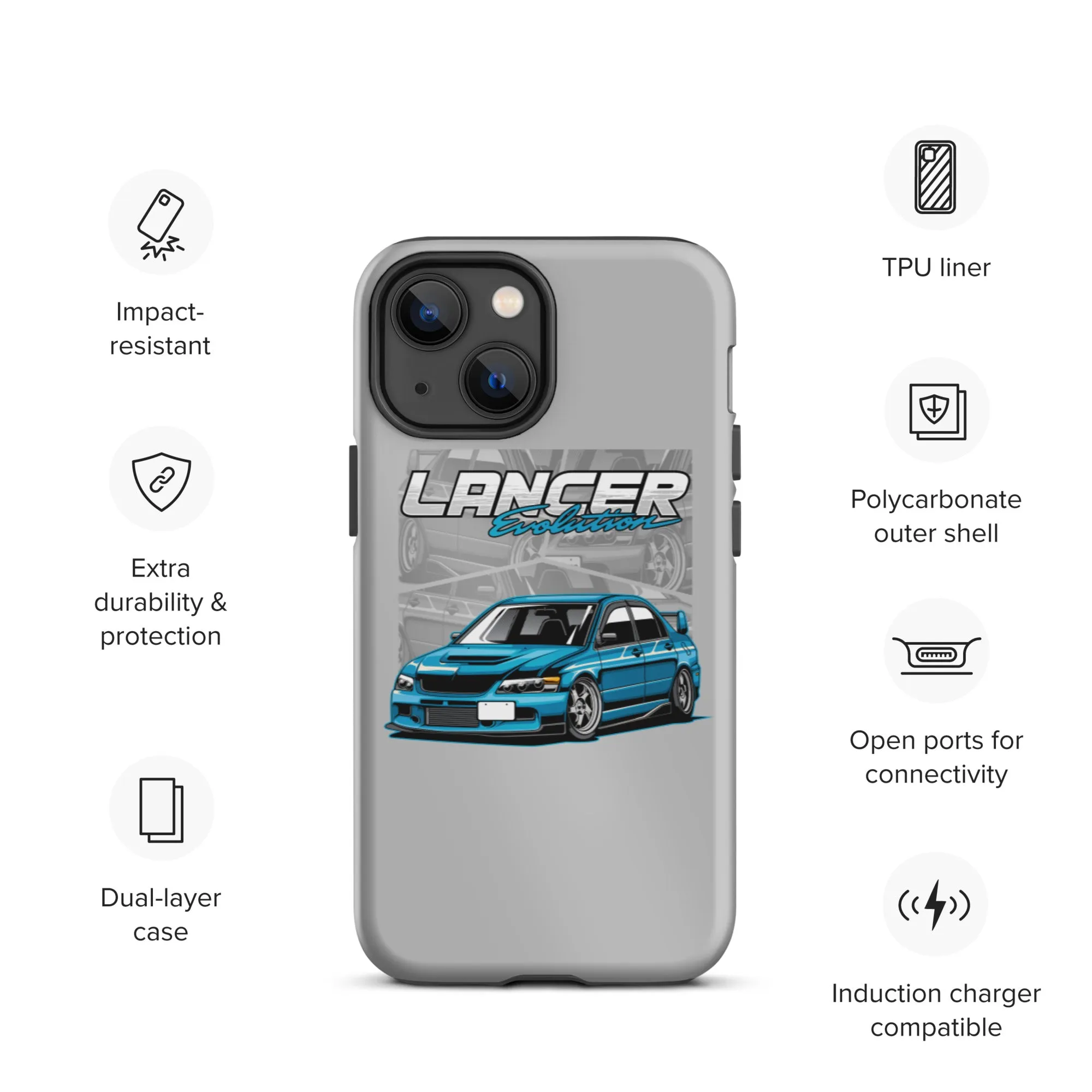 Lancer Evolution IX Color Post Car Culture iPhone Case