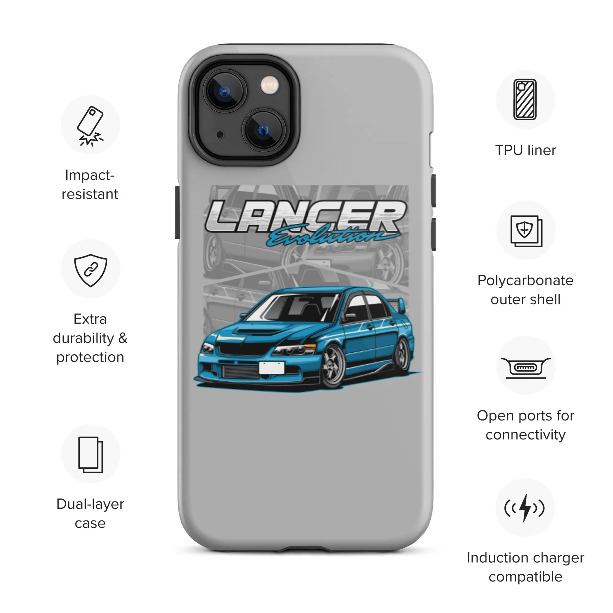 Lancer Evolution IX Color Post Car Culture iPhone Case