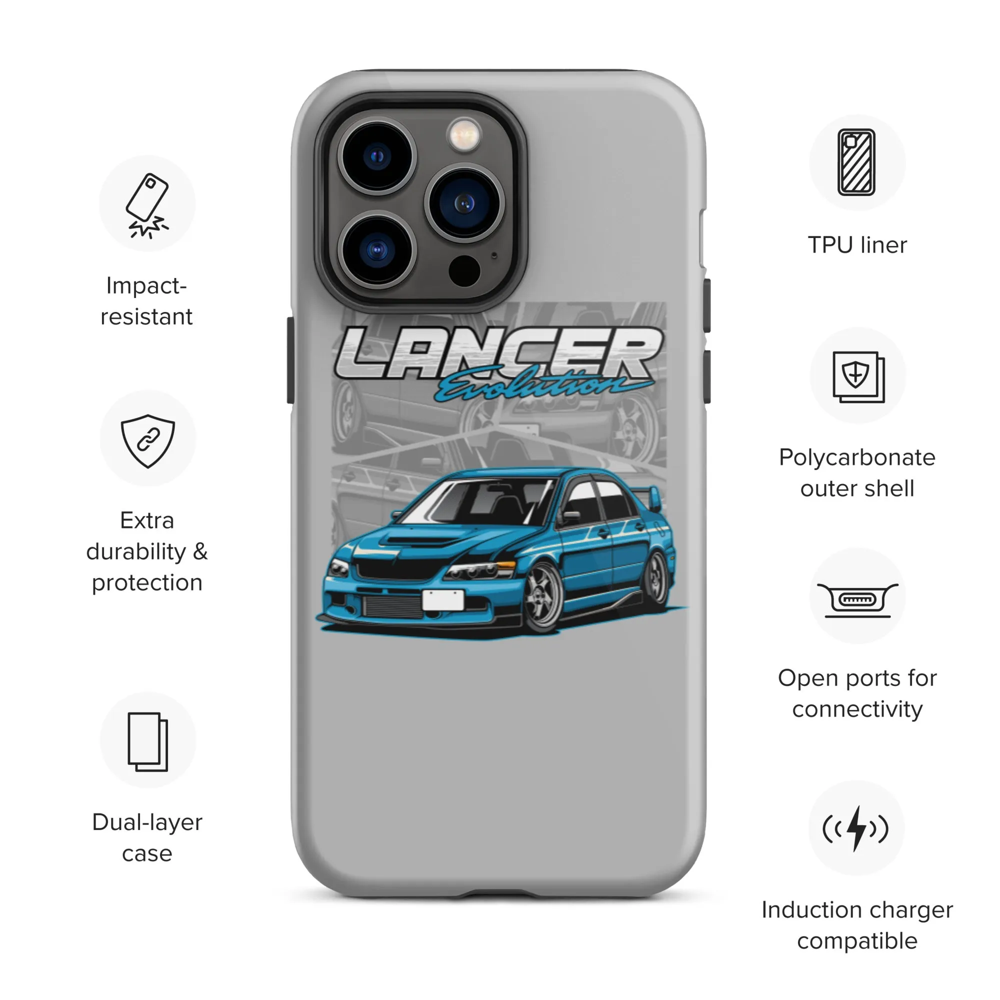 Lancer Evolution IX Color Post Car Culture iPhone Case