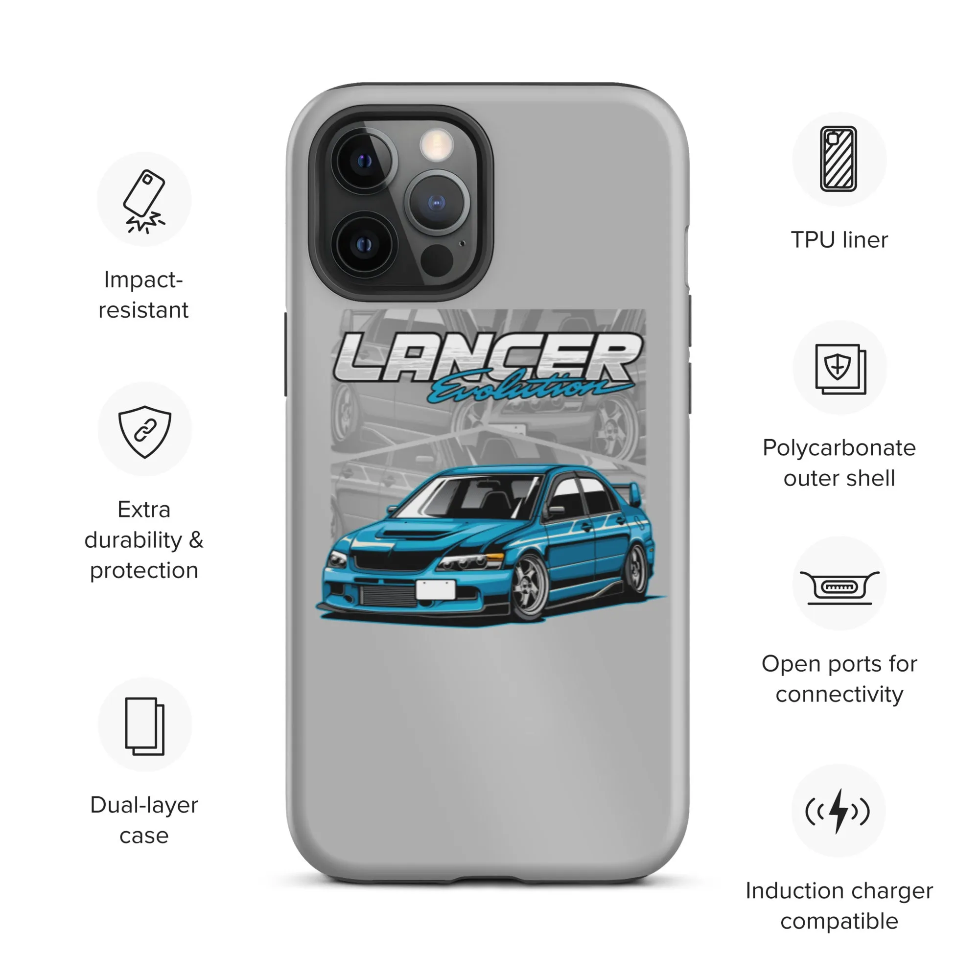 Lancer Evolution IX Color Post Car Culture iPhone Case