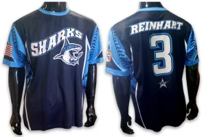 Land Lubbers SHARKS - Custom Full-Dye Jersey