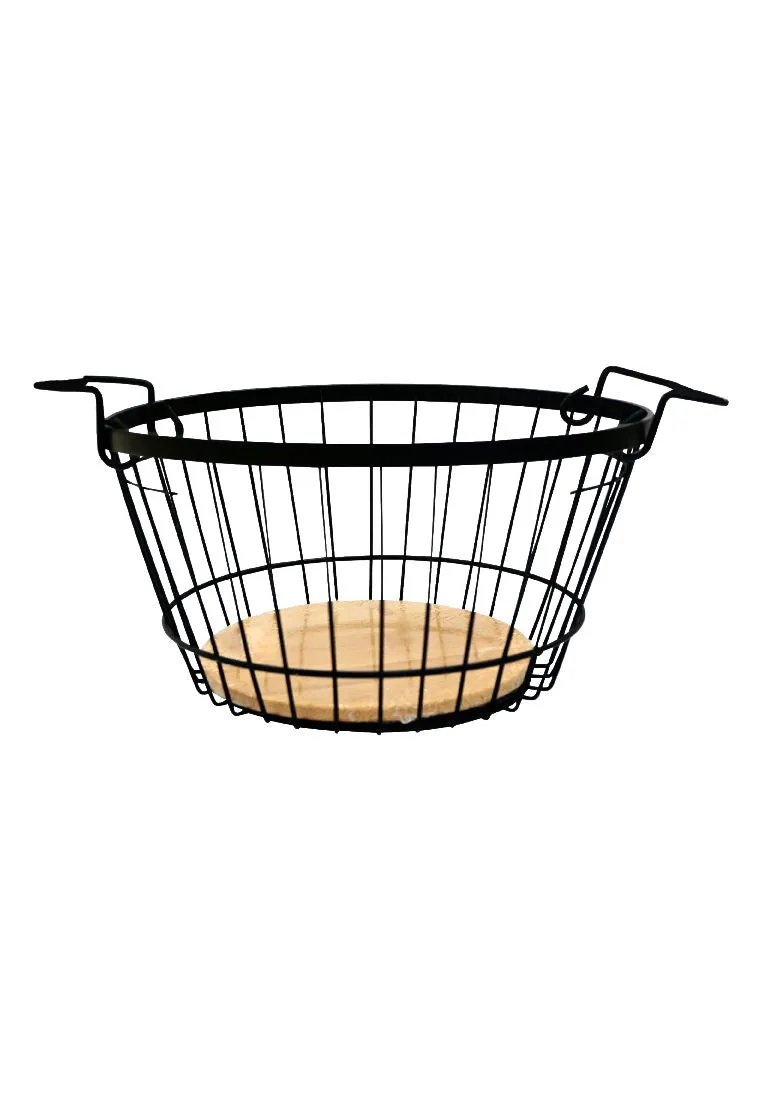 Landmark Round Receiving High Basket with Handle 29 x 25 x 13cm