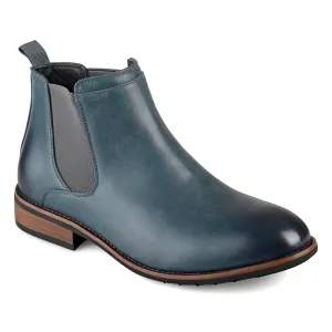 Landon Wide Vance Co. Men's Chelsea Boots, Blue