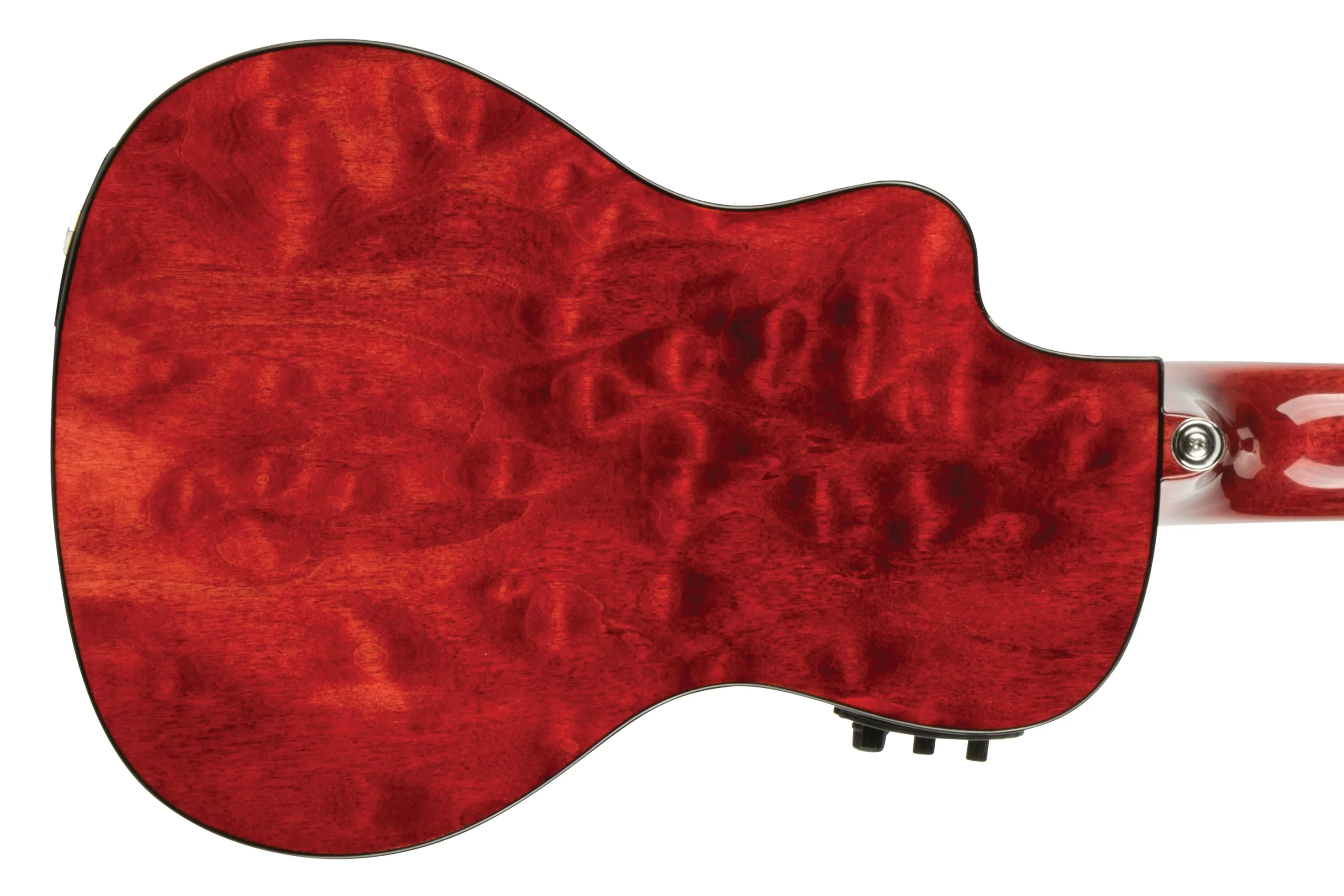 Lanikai QM-RDCEC Red Quilted Maple Concert Ukulele w/ Pickup