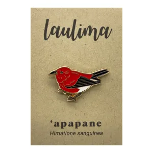 Lapel Pin: ʻApapane