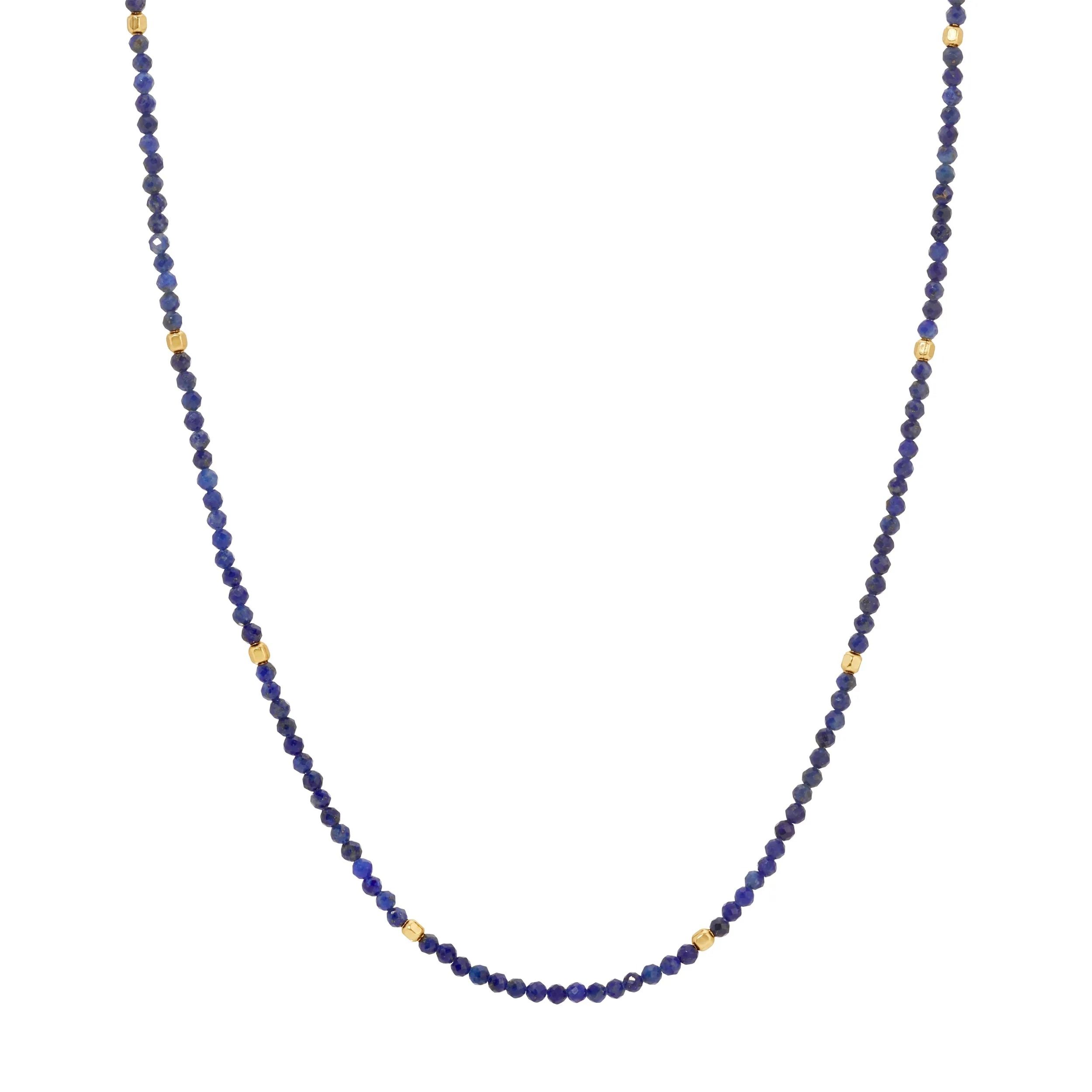 Lapis Gemstone Beaded Choker