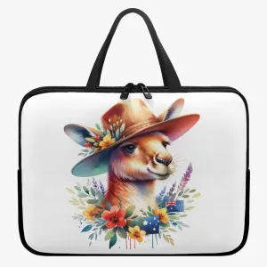 Laptop Sleeve with Handle - Australian Animals - Kangaroo