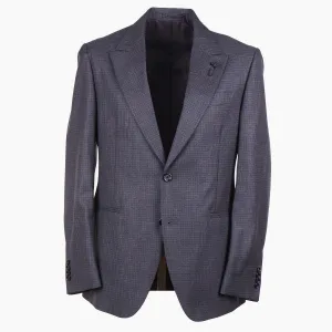 Lardini Wool Suit with Peak Lapels