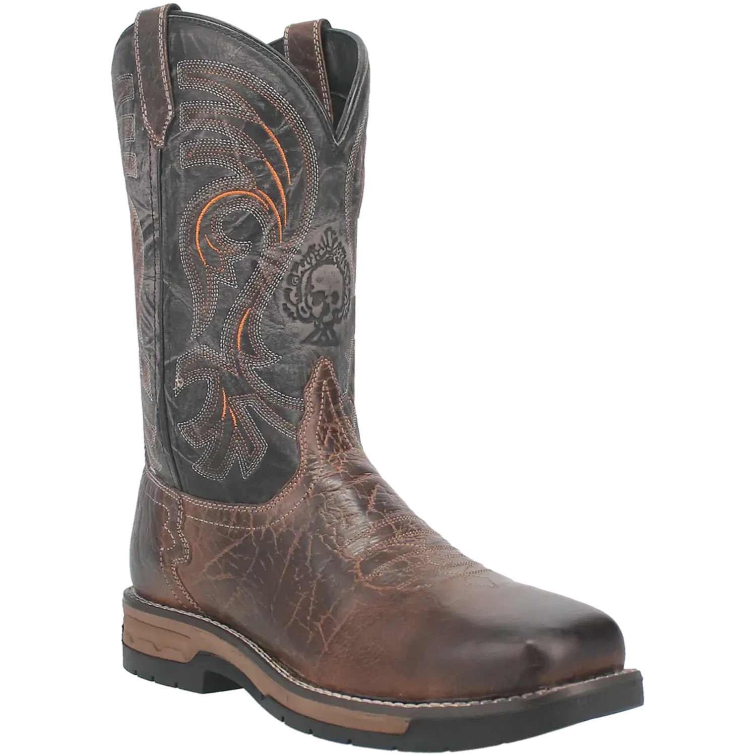 Laredo Hawke (Broad Square) - Men's Leather Cowboy Work Boot