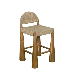 Laredo Teak Wood Counter Stool