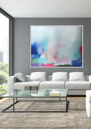 large abstract painting, Large wall art print, colorful abstract print, colorful print, giclee print, Camilo Mattis