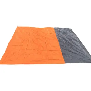 Large Beach Towels Mat Anti Sand-free Beach Anti Sand Beach Blanket Oversized Pocket Picnic 4 Anchor Wind Prevent Sand Proof