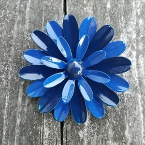 Large Blue Brooch