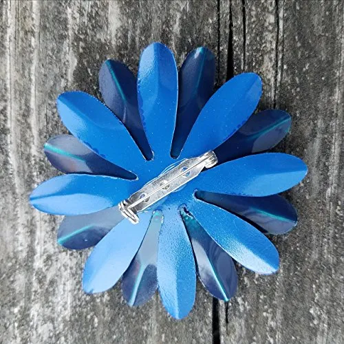 Large Blue Brooch